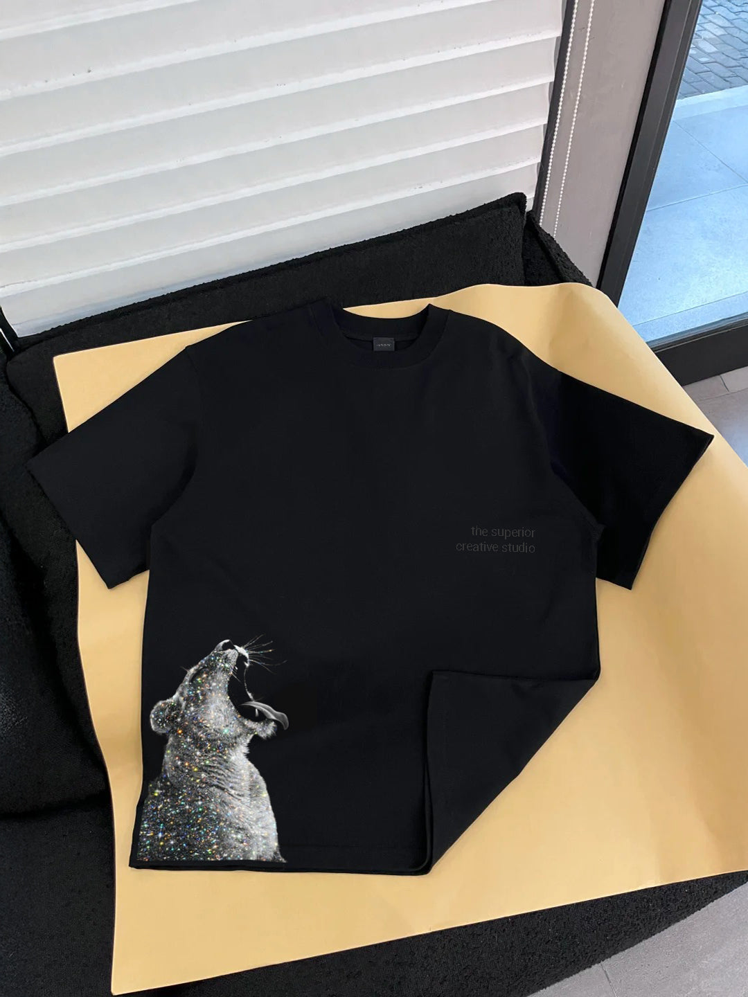 Áo Leopard glitter SS2025