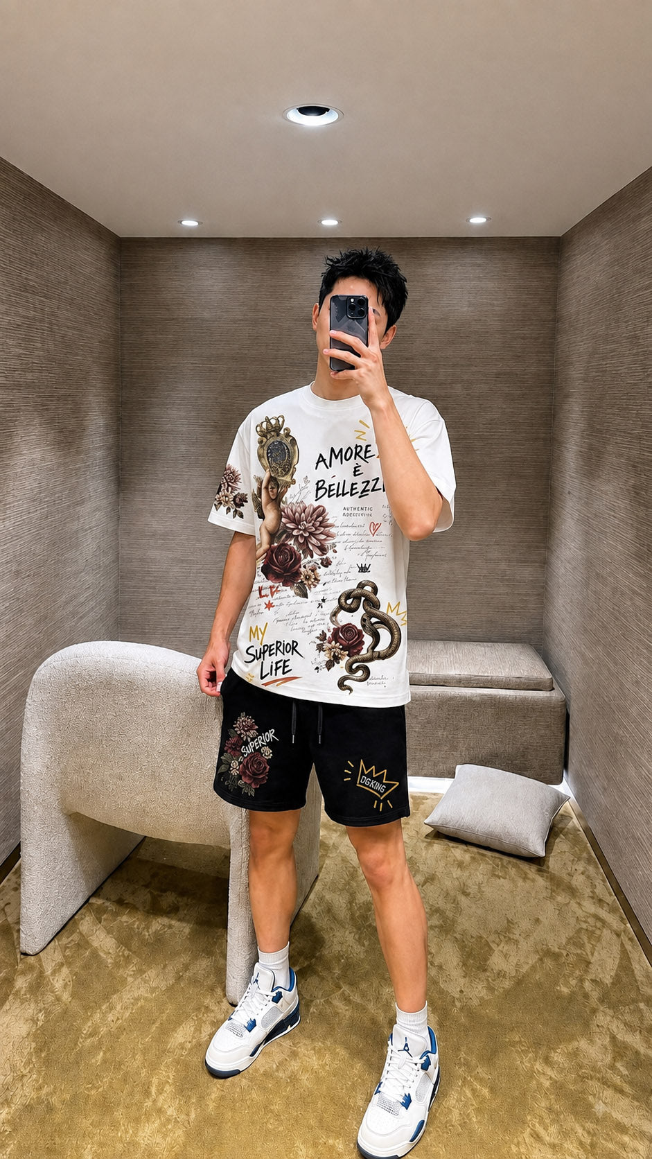 Bộ White Art Collage