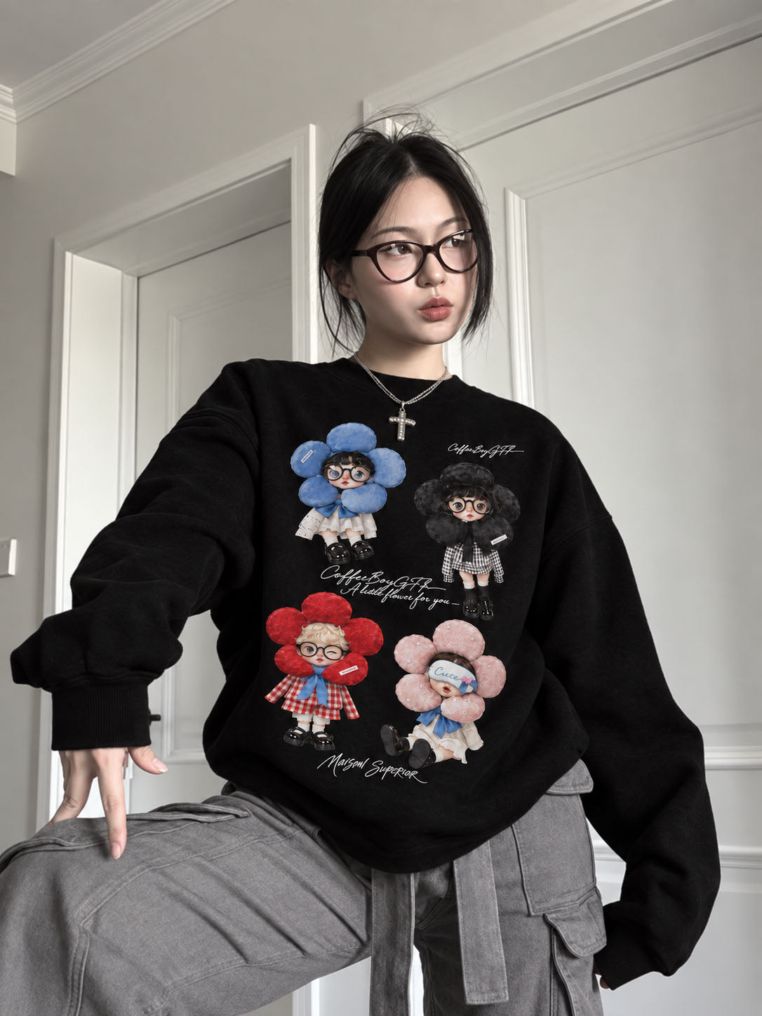 Áo SUPERIOR BLOOM GIRLS SWEATER