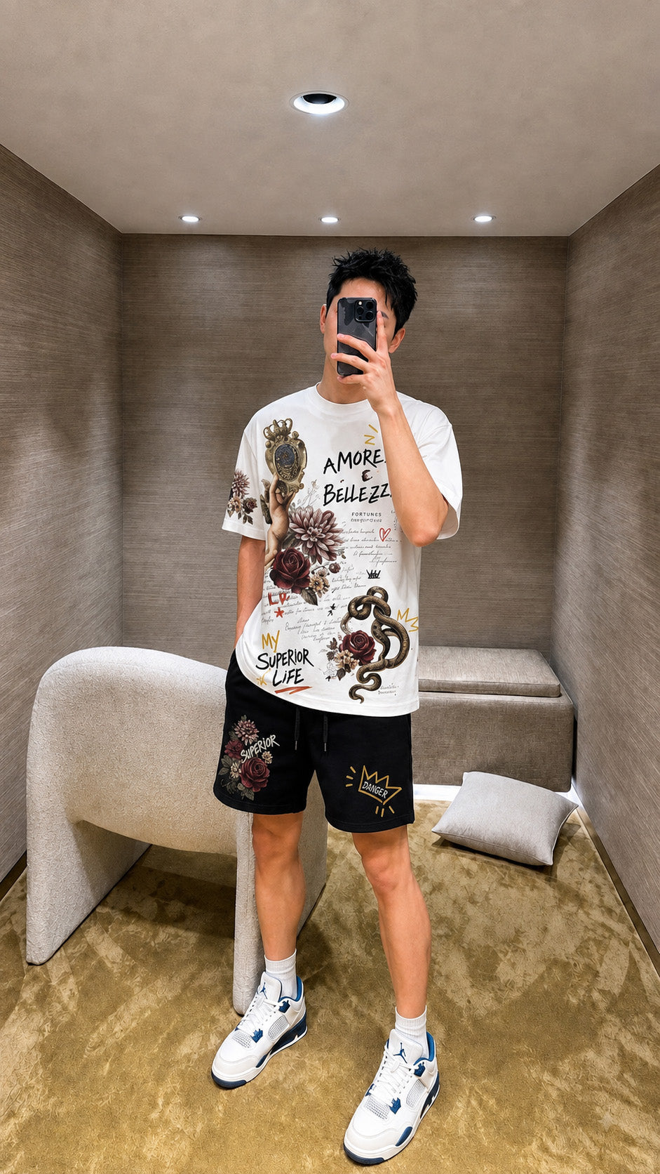 Bộ White Art Collage