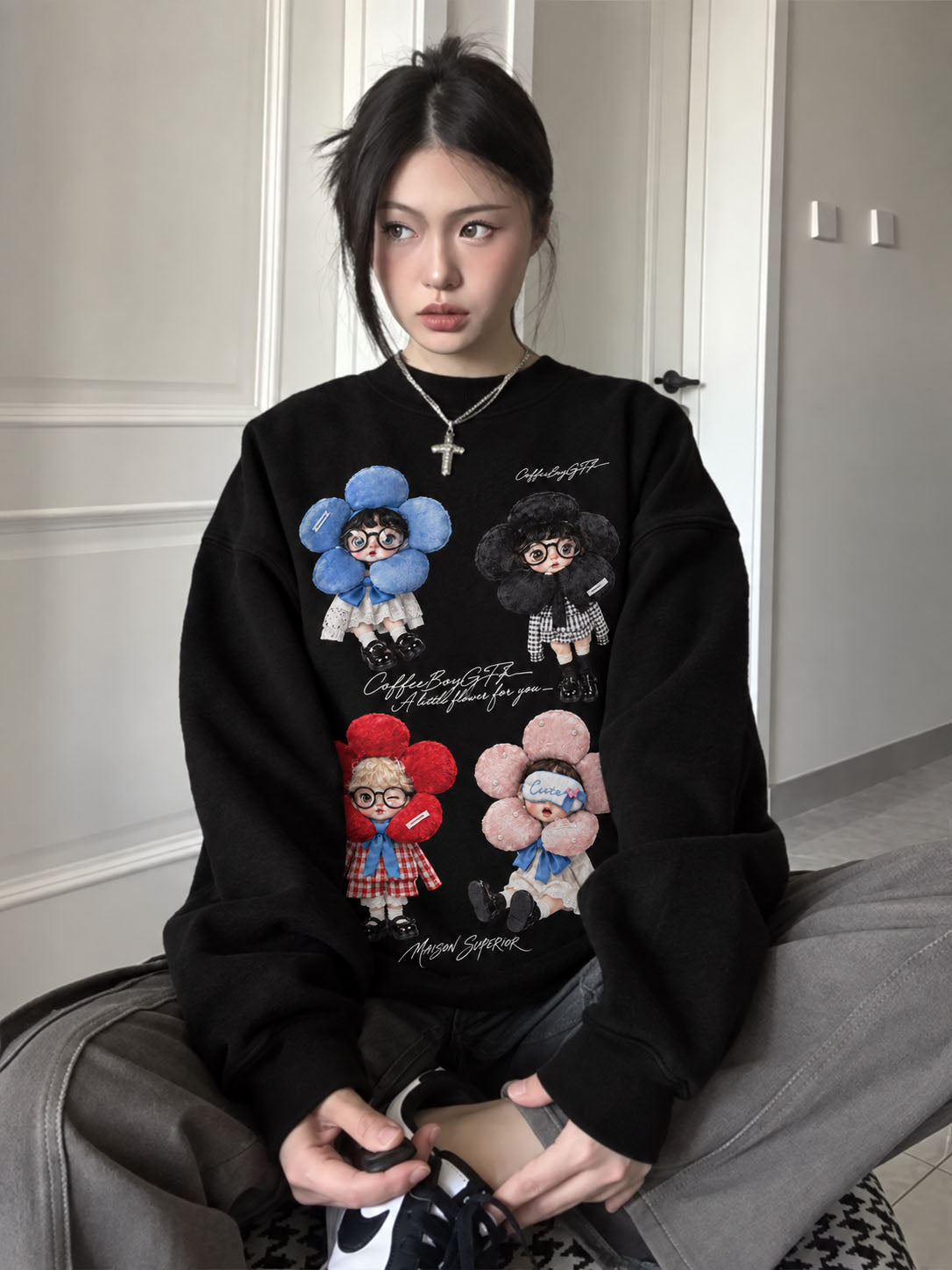 Áo SUPERIOR BLOOM GIRLS SWEATER