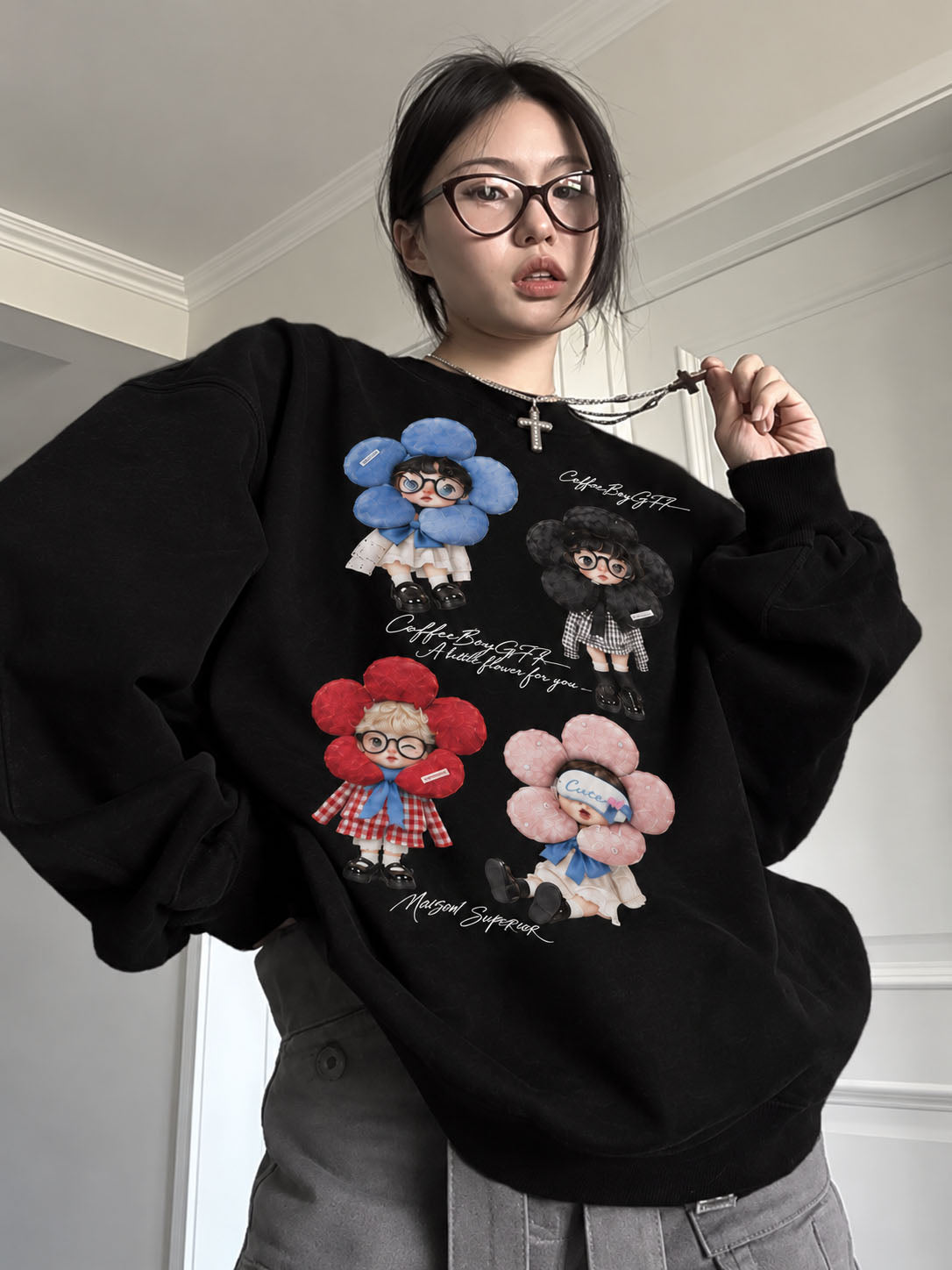 Áo SUPERIOR BLOOM GIRLS SWEATER