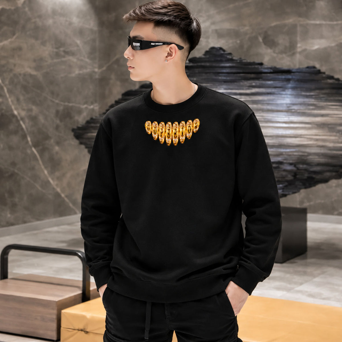 Áo  SUPERIOR GOLD SWEATER